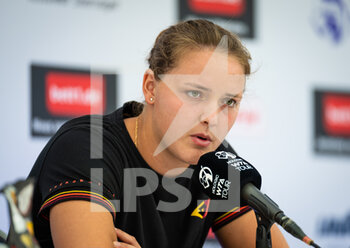 2022-06-13 - Jule Niemeier of Germany during a kids press conference at the 2022 bett1Open WTA 500 tennis tournament on June 12, 2022 at Rot-Weiss Tennis Club in Berlin, Germany - TENNIS - WTA - 2022 BETT1OPEN - INTERNATIONALS - TENNIS