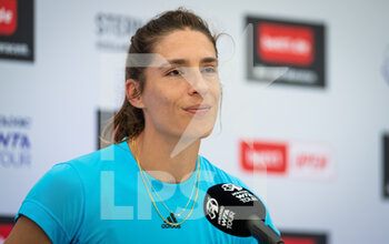 2022-06-13 - Andrea Petkovic of Germany talks to the media at the 2022 bett1Open WTA 500 tennis tournament on June 12, 2022 at Rot-Weiss Tennis Club in Berlin, Germany - TENNIS - WTA - 2022 BETT1OPEN - INTERNATIONALS - TENNIS