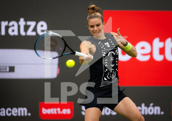 2022-06-14 - Maria Sakkari of Greece in action against Leolia Jeanjean of France during the first round of the 2022 bett1Open WTA 500 tennis tournament on June 14, 2022 at Rot-Weiss Tennis Club in Berlin, Germany - TENNIS - WTA - 2022 BETT1OPEN - INTERNATIONALS - TENNIS