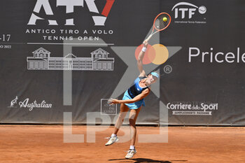 2022-07-15 - Tara Wurth (CRO) vs  Elina Avanesyan (RUS) during the Quarter Finals of the ITF W60+H, 15th July 2022, at Circolo Antico Tiro al Volo, Rome, Italy - W60 H ROME ANTICO TIRO AL VOLO TOURNAMENT - WOMEN - INTERNATIONALS - TENNIS