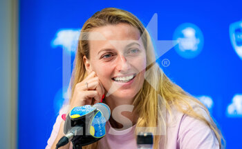 2022-08-18 - Petra Kvitova of the Czech Republic talks to the media after the third round of the 2022 Western & Southern Open, WTA 1000 tennis tournament on August 18, 2022 in Cincinnati, United States - TENNIS - WTA - WESTERN AND SOUTHERN OPEN 2022 - INTERNATIONALS - TENNIS