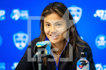 2022-08-18 - Emma Raducanu of Great Britain talks to the media after the third round of the 2022 Western & Southern Open, WTA 1000 tennis tournament on August 18, 2022 in Cincinnati, United States - TENNIS - WTA - WESTERN AND SOUTHERN OPEN 2022 - INTERNATIONALS - TENNIS