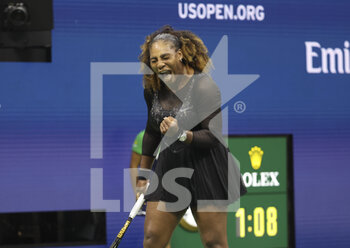 2022-08-30 - Serena Williams of USA during day 1 of the US Open 2022, 4th Grand Slam tennis tournament of the season on August 29, 2022 at USTA National Tennis Center in New York, United States - TENNIS - US OPEN 2022 - WEEK 1 - INTERNATIONALS - TENNIS