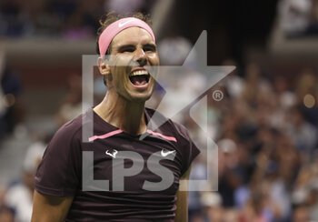 2022-08-30 - Rafael Nadal of Spain celebrates his victory during day 2 of the US Open 2022, 4th Grand Slam tennis tournament of the season on August 30, 2022 at USTA National Tennis Center in New York, United States - TENNIS - US OPEN 2022 - WEEK 1 - INTERNATIONALS - TENNIS