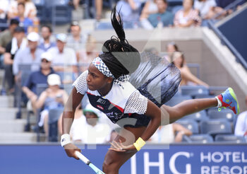 2022-08-31 - Coco Gauff of USA during day 3 of the US Open 2022, 4th Grand Slam tennis tournament of the season on August 31, 2022 at USTA National Tennis Center in New York, United States - TENNIS - US OPEN 2022 - WEEK 1 - INTERNATIONALS - TENNIS