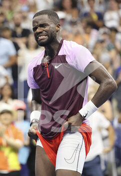 05/09/2022 - Frances Tiafoe of USA celebrates his victory against Rafael Nadal of Spain during day 8 of the US Open 2022, 4th Grand Slam tennis tournament of the season on September 5, 2022 at USTA National Tennis Center in New York, United States - TENNIS - US OPEN 2022 - WEEK 2 - INTERNAZIONALI - TENNIS