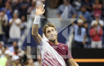 05/09/2022 - Casper Ruud of Norway celebrates his victory during day 9 of the US Open 2022, 4th Grand Slam tennis tournament of the season on September 6, 2022 at USTA National Tennis Center in New York, United States - TENNIS - US OPEN 2022 - WEEK 2 - INTERNAZIONALI - TENNIS