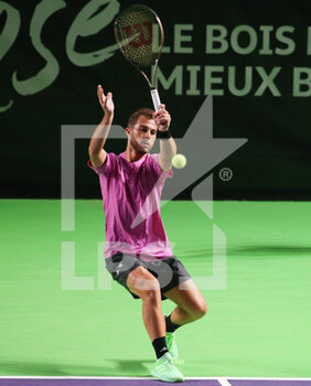 16/09/2022 - Hugo Gaston of France during the Open de Rennes 2022, ATP Challenger tennis tournament on September 16, 2022 at Le Liberte stadium in Rennes, France - TENNIS - OPEN DE RENNES 2022 - INTERNAZIONALI - TENNIS