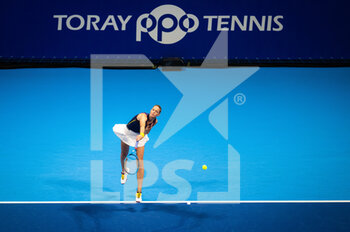 19/09/2022 - Karolina Pliskova of the Czech Republi in action during the first round of the 2022 Toray Pan Pacific Open WTA 500 tennis tournament - TENNIS - WTA - TORAY PAN PACIFIC OPEN - INTERNAZIONALI - TENNIS