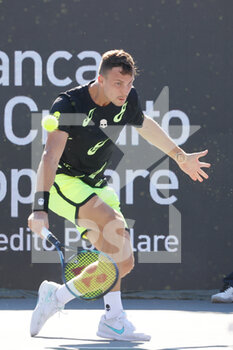 2022-10-20 - Marton Fucsovics of Hungary  - ATP 250 NAPLES  (DAY4) - INTERNATIONALS - TENNIS