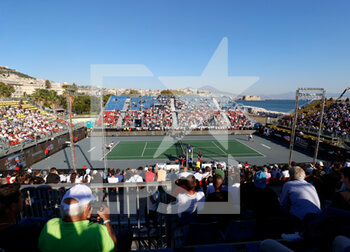 2022-10-20 - The venue Arena of ATP of Naples  during a match between Matteo Berrettini of Italy and Roberto Carballes Baena of Spain  - ATP 250 NAPLES  (DAY4) - INTERNATIONALS - TENNIS