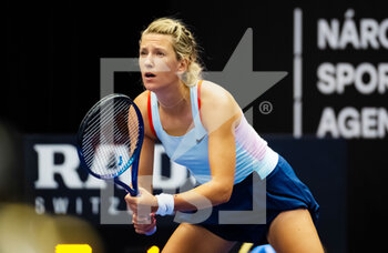 2022-10-03 - Victoria Azarenka of Belarus in action during the first round of the 2022 Agel Open WTA 500 tennis tournament on October 3, 2022 in Ostrava, Czech Republic - TENNIS - WTA - AGEL OPEN 2022 - INTERNATIONALS - TENNIS