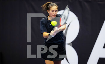 2022-10-03 - Daria Kasatkina of Russia in action during the first round of the 2022 Agel Open WTA 500 tennis tournament on October 4, 2022 in Ostrava, Czech Republic - TENNIS - WTA - AGEL OPEN 2022 - INTERNATIONALS - TENNIS