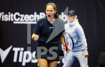 2022-10-03 - Daria Kasatkina of Russia in action during the first round of the 2022 Agel Open WTA 500 tennis tournament on October 4, 2022 in Ostrava, Czech Republic - TENNIS - WTA - AGEL OPEN 2022 - INTERNATIONALS - TENNIS