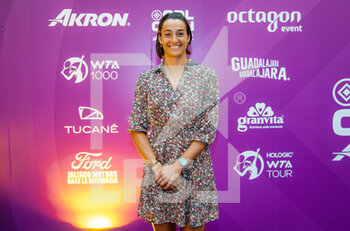 2022-10-15 - Caroline Garcia of France on the red carpet ahead of the players party of the 2022 WTA Guadalajara Open Akron WTA 1000 tennis tournament on October 15, 2022 in Guadalajara, Mexico - TENNIS - WTA - GUADALAJARA OPEN AKRON 2022 - INTERNATIONALS - TENNIS