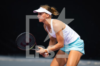 2022-10-17 - Liudmila Samsonova of Russia in action during her first-round match at the 2022 WTA Guadalajara Open Akron WTA 1000 tennis tournament on October 17, 2022 in Guadalajara, Mexico - TENNIS - WTA - GUADALAJARA OPEN AKRON 2022 - INTERNATIONALS - TENNIS