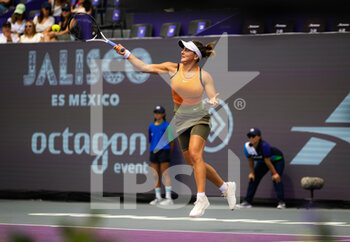 2022-10-17 - Bianca Andreescu of Canada in action during her first-round match at the 2022 WTA Guadalajara Open Akron WTA 1000 tennis tournament on October 17, 2022 in Guadalajara, Mexico - TENNIS - WTA - GUADALAJARA OPEN AKRON 2022 - INTERNATIONALS - TENNIS