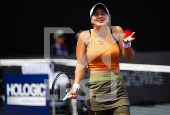 2022-10-17 - Bianca Andreescu of Canada in action during her first-round match at the 2022 WTA Guadalajara Open Akron WTA 1000 tennis tournament on October 17, 2022 in Guadalajara, Mexico - TENNIS - WTA - GUADALAJARA OPEN AKRON 2022 - INTERNATIONALS - TENNIS