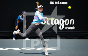 2022-10-17 - Aliaksandra Sasnovich of Belarus in action during her first-round match at the 2022 WTA Guadalajara Open Akron WTA 1000 tennis tournament on October 17, 2022 in Guadalajara, Mexico - TENNIS - WTA - GUADALAJARA OPEN AKRON 2022 - INTERNATIONALS - TENNIS