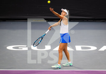 2022-10-17 - Camila Osorio of Colombia in action during the first round of the 2022 WTA Guadalajara Open Akron WTA 1000 tennis tournament on October 17, 2022 in Guadalajara, Mexico - TENNIS - WTA - GUADALAJARA OPEN AKRON 2022 - INTERNATIONALS - TENNIS