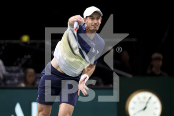 2022-10-31 - Andy Murray of Great Britain during day 1 of the Rolex Paris Masters 2022, ATP Masters 1000 tennis tournament on October 29, 2022 at Accor Arena in Paris, France - TENNIS - ROLEX PARIS MASTERS 2022 - INTERNATIONALS - TENNIS