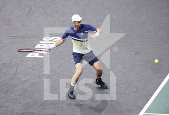 2022-10-31 - Andy Murray of Great Britain during day 1 of the Rolex Paris Masters 2022, ATP Masters 1000 tennis tournament on October 29, 2022 at Accor Arena in Paris, France - TENNIS - ROLEX PARIS MASTERS 2022 - INTERNATIONALS - TENNIS