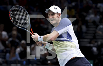 2022-10-31 - Andy Murray of Great Britain during day 1 of the Rolex Paris Masters 2022, ATP Masters 1000 tennis tournament on October 31, 2022 at Accor Arena in Paris, France - TENNIS - ROLEX PARIS MASTERS 2022 - INTERNATIONALS - TENNIS