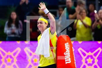 2022-11-04 - Ons Jabeur of Tunisia after the third round-robin match against Maria Sakkari of Greece at the 2022 WTA Finals Fort Worth tennis tournament on November 4, 2022 in Fort Worth, United States - TENNIS - 2022 WTA FINALS FORT WORTH - INTERNATIONALS - TENNIS