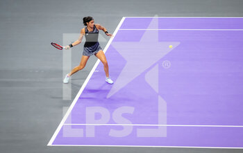 2022-11-05 - Caroline Garcia of France in action against Daria Kasatkina of Russia during her third round-robin match at the 2022 WTA Finals Fort Worth tennis tournament on November 5, 2022 in Fort Worth, United States - TENNIS - 2022 WTA FINALS FORT WORTH - INTERNATIONALS - TENNIS