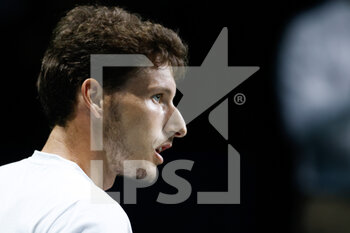 23/11/2022 - Pablo Carreno of Spain in action against Marin Cilic of Croatia during the second tennis match from Davis Cup Finals 2022, Quarter-Finals round, played between Croatia and Spain on november 23, 2022 at Palacio de Deportes Martin Carpena pavilion in Malaga, Spain - TENNIS - DAVIS CUP FINALS 2022 - CROATIA V SPAIN - INTERNAZIONALI - TENNIS
