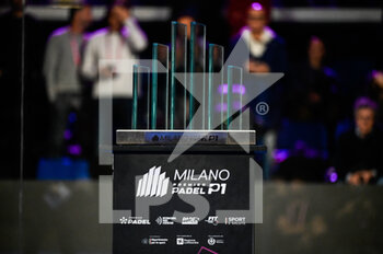 2022-12-11 - The Cup before the Final of Milan Premier Padel P1 2022 at Allianz Cloud on December 12, 2022, in Milan, Italy. - PREMIER PADEL - FINALS - PADEL - TENNIS
