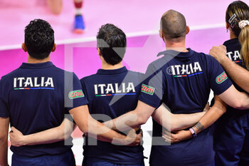 2022-05-19 - Anthem of Italy  - TEST MATCH - WOMEN ITALY VS WOMEN CROATIA - FRIENDLY MATCH - VOLLEYBALL