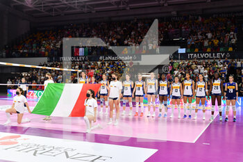 2022-05-22 - Italy anthem - TEST MATCH - WOMEN ITALY VS WOMEN BULGARIA - FRIENDLY MATCH - VOLLEYBALL
