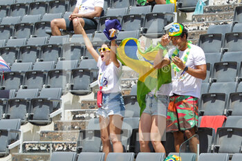 2022-06-11 - supporters of Brazil's - BEACH VOLLEYBALL WORLD CHAMPIONSHIPS (DAY2) - BEACH VOLLEY - VOLLEYBALL