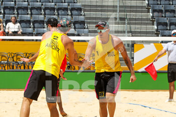 2022-06-11 - Andre/George (Brazil) exultation - BEACH VOLLEYBALL WORLD CHAMPIONSHIPS (DAY2) - BEACH VOLLEY - VOLLEYBALL