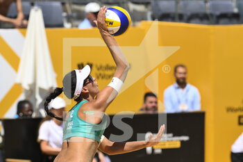 2022-06-17 - Duda (BRA) during the Beach Volleyball World Championships quarterfinals on 17th June 2022 at the Foro Italico in Rome, Italy. - BEACH VOLLEYBALL WORLD CHAMPIONSHIPS (QUARTERFINALS) - BEACH VOLLEY - VOLLEYBALL