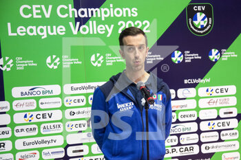 2022-03-09 - Head Coach DANIELE SANTARELLI (Imoco Volley Conegliano) - QUARTER FINALS - VERO VOLLEY MONZA VS CARRARO IMOCO VOLLEY CONEGLIANO - CHAMPIONS LEAGUE WOMEN - VOLLEYBALL