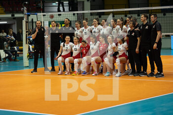 2022-12-07 - Team Prometey Dnipro during first day of Champions League Women between Vero Volley Milano vs Prometey Dnipro - VERO VOLLEY MILANO VS SC 