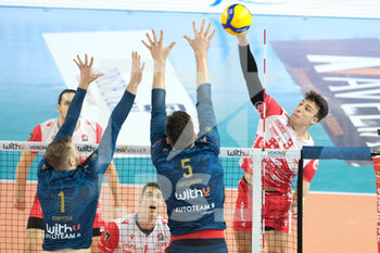 2022-12-29 - Attack by Francesco Recine - Gas Sales Bluenergy Volley Piacenza  - WITHU VERONA VS GAS SALES BLUENERGY PIACENZA  - ITALIAN CUP - VOLLEYBALL