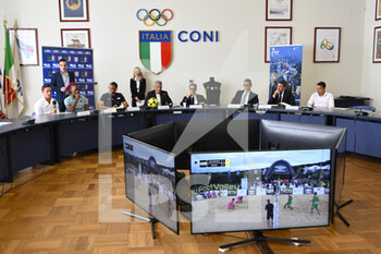 2022-05-30 - During Footvolley Sport Season Presentation at Sala Giunta Foro Italico, 30th May 2022, Rome, Italy. - FOOTVOLLEY SPORT SEASON PRESENTATION - EVENTS - VOLLEYBALL