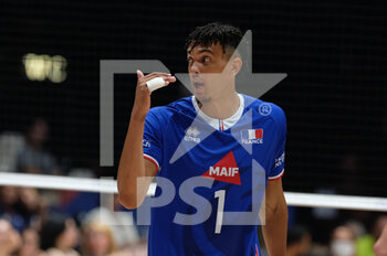2022-07-21 - Exultation of Barthelemy Chinenyeze (FRA) - VOLLEYBALL NATIONS LEAGUE MAN - QUARTER OF FINALS - FRANCE VS JAPAN - INTERNATIONALS - VOLLEYBALL