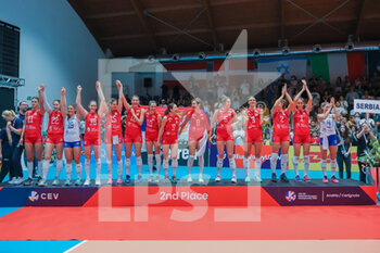 2022-07-17 - SERBIA SECOND PLACE SILVER MEDAL - CEV U21 VOLLEYBALL EUROPEAN CHAMPIONSHIP 2022 - WOMEN - ITALY VS SERBIA - INTERNATIONALS - VOLLEYBALL