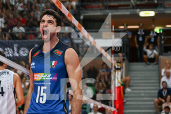 2022-08-18 - Daniele Lavia (Italy), celebrates after scoring a point - DHL TEST MATCH TOURNAMENT - ITALY VS USA - INTERNATIONALS - VOLLEYBALL