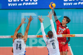 2022-08-20 - Gianluca Galassi (Italy) - Simone Giannelli (Italy) - Takahashi Ran (Japan) - DHL TEST MATCH TOURNAMENT - ITALY VS JAPAN - INTERNATIONALS - VOLLEYBALL
