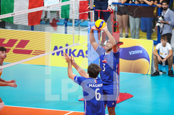 2022-09-18 - Anatoie Chaboissant (FRA) in action - U20 EUROPEAN CHAMPIONSHIP - FRANCE VS ITALY - INTERNATIONALS - VOLLEYBALL