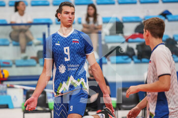 2022-09-19 - Nik Mujanovic (SLO) - U20 EUROPEAN CHAMPIONSHIP - SLOVENIA VS SERBIA - INTERNATIONALS - VOLLEYBALL