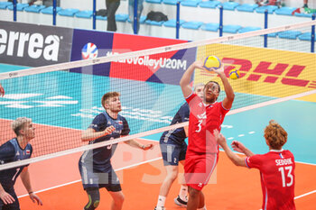 2022-09-19 - Anatole Chaboissant (FRA) in action - U20 EUROPEAN CHAMPIONSHIP - POLAND VS FRANCE - INTERNATIONALS - VOLLEYBALL