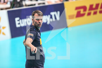2022-09-25 - Matteo Battocchio head coach of Italy national Team - U20 EUROPEAN CHAMPIONSHIP - FIRST PLACE FINAL - ITALY VS POLAND - INTERNATIONALS - VOLLEYBALL