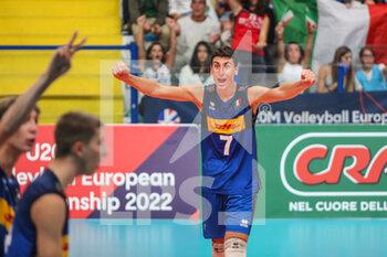 2022-09-25 - Alessandro Alberto Bovolenta (ITA) exults - U20 EUROPEAN CHAMPIONSHIP - FIRST PLACE FINAL - ITALY VS POLAND - INTERNATIONALS - VOLLEYBALL