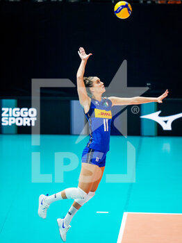 2022-10-11 - Anna Danesi of Italy during the FIVB Volleyball Womens World Championship 2022, Quarter Final Volleyball match between Italy and China on October 11, 2022 at the Omnisport Apeldoorn in Apeldoorn, Netherlands - VOLLEYBALL - WOMEN'S WORLD CHAMP 2022 - 1/4 - ITALY V CHINA - INTERNATIONALS - VOLLEYBALL